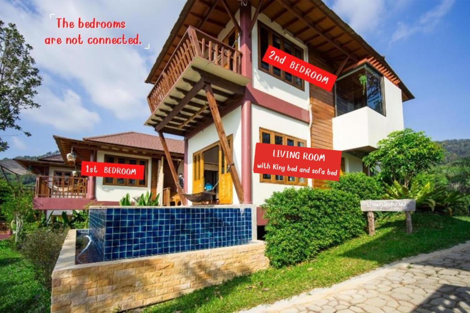 Puteri Lanta Family Villas Koh Lanta Bilik gambar